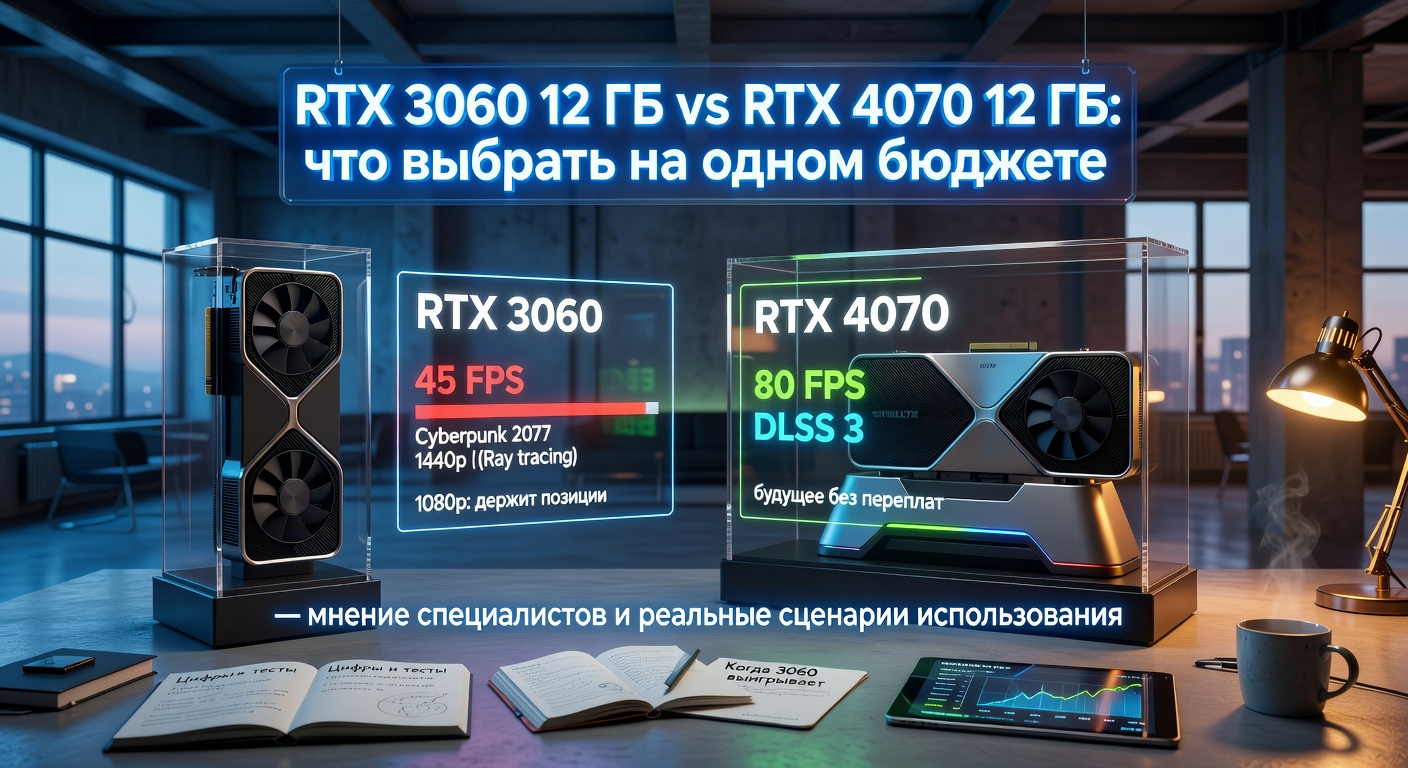 RTX 3060 12 ГБ vs RTX 4070 12 ГБ: что выбрать на одном бюджете — мнение специалистов и реальные сценарии использования