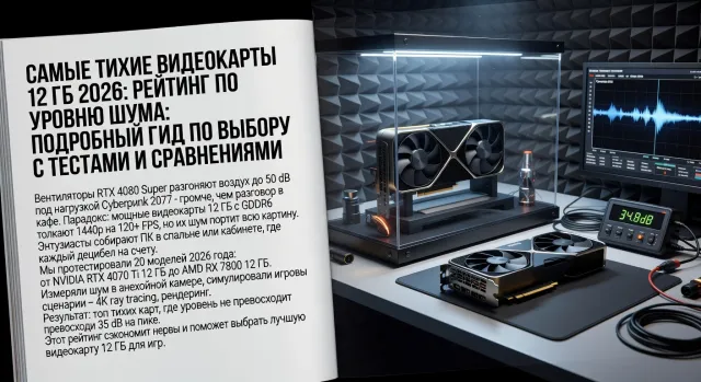 Самые тихие видеокарты 12 ГБ 2026: рейтинг по уровню шума: подробный гид по выбору с тестами и сравнениями